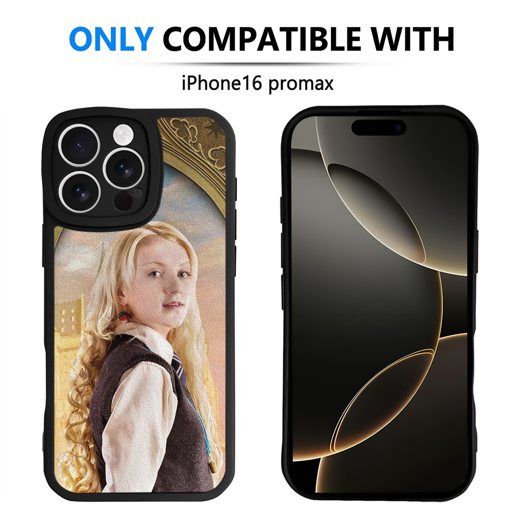 （画像用） Harry Potter ハリー・ポッターシリーズ 【iPhone 16シリーズ対応】シリコンスマホケース（レザー調） 材質：シリコン